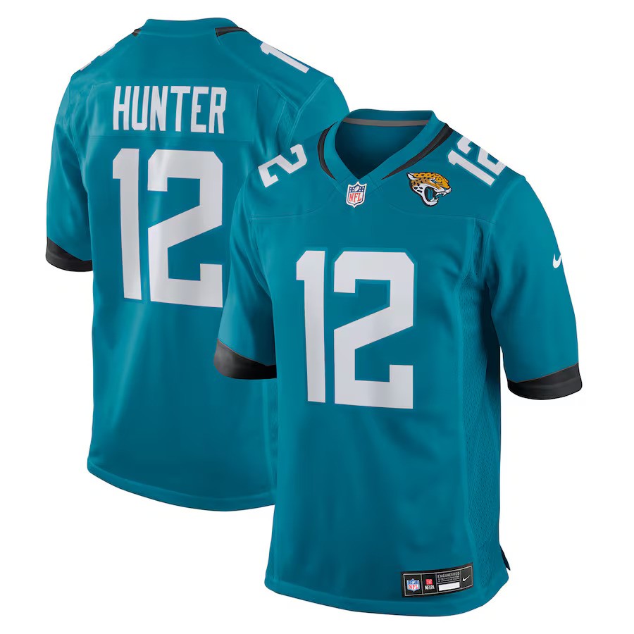 Jacksonville Jaguars Travis Hunter #12 Teal Nike Game Jersey