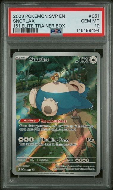 SNORLAX 151 ELITE TRAINER BOX