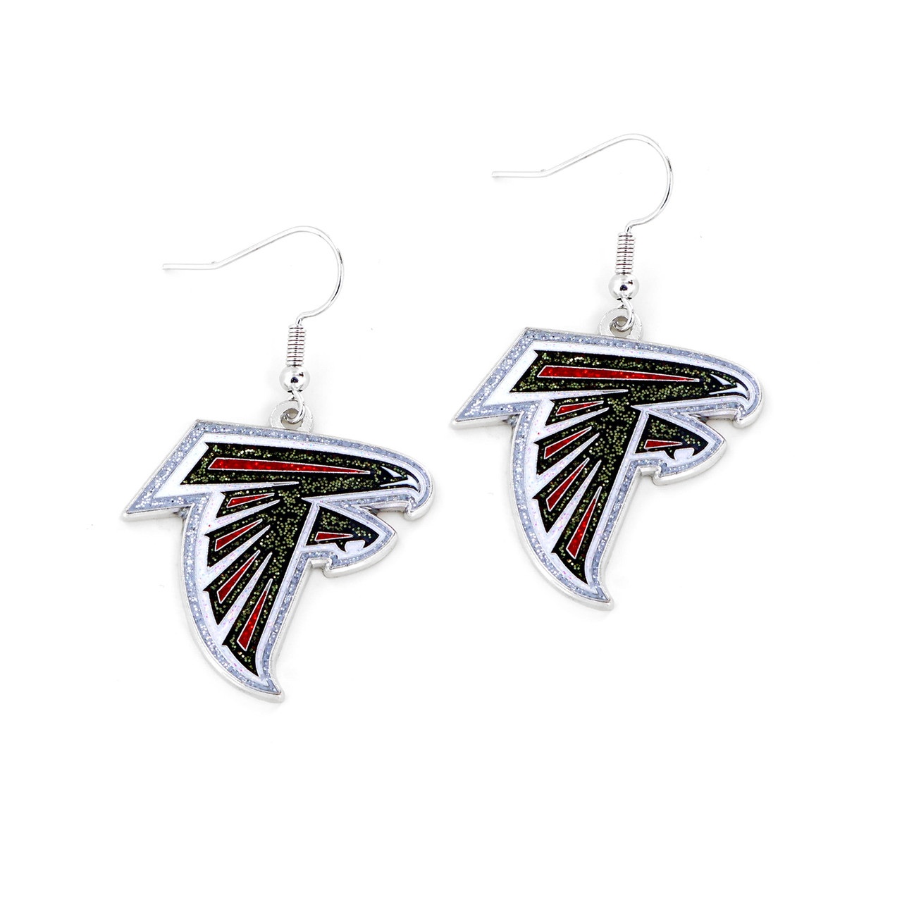 Atlanta Falcons Glitter Dazzle Earrings