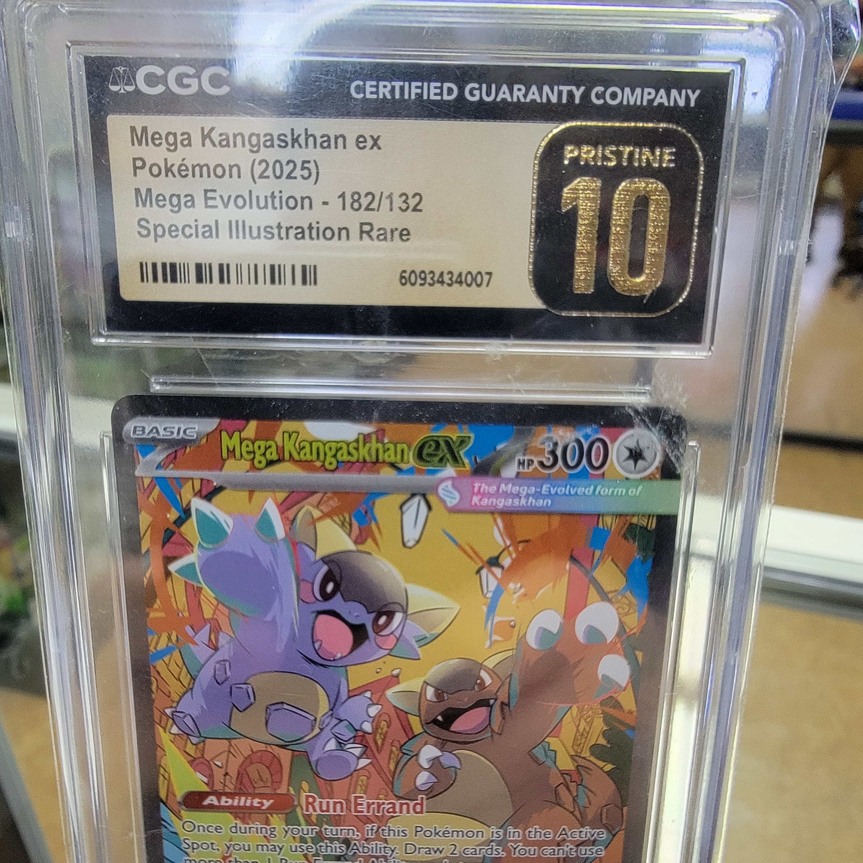 Cgc Pristine 10 Mega Kangaskhan SIR Graded Card