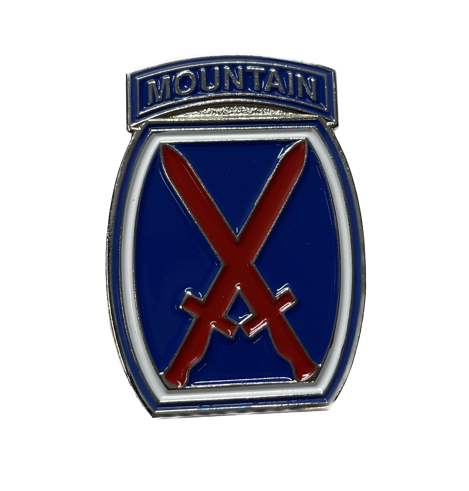 10th Mountain Division Logo Enamel Pin