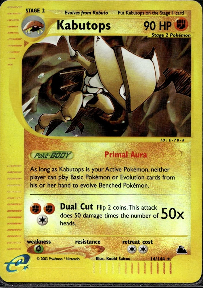 Kabutops - ECARD3 14/144