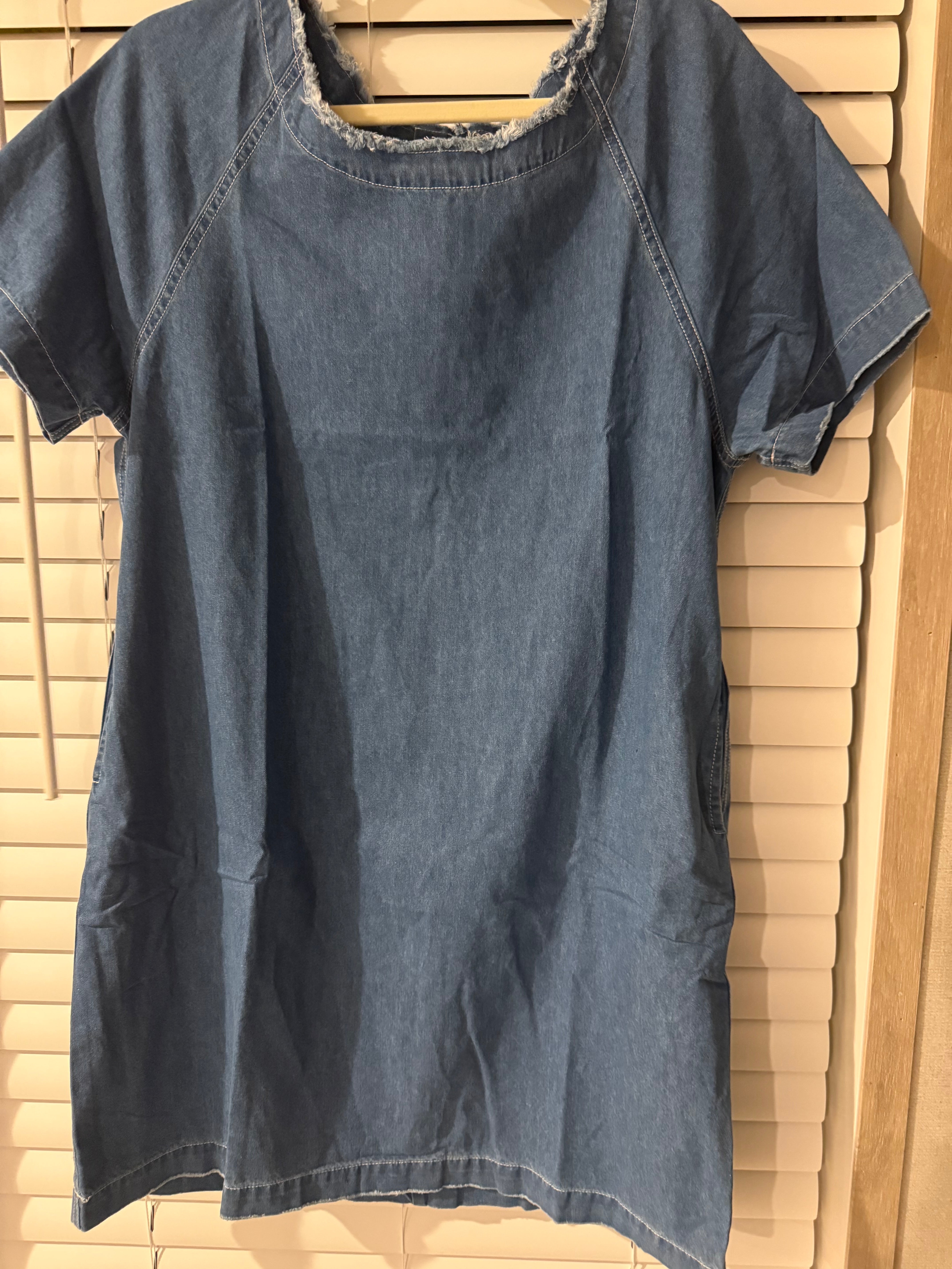 Dark Denim Pocket Dress