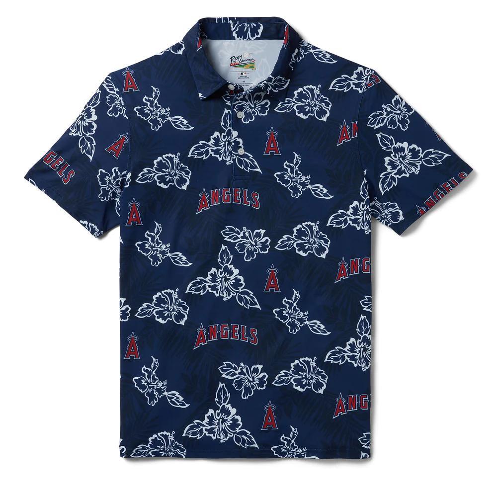 Los Angeles Angels Performance Polo Reyn Spooner Shirt