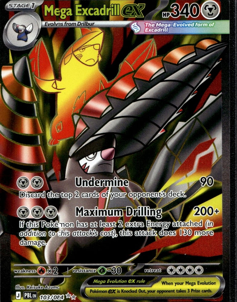 Mega Excadrill ex 103 084 - ME05 103/84
