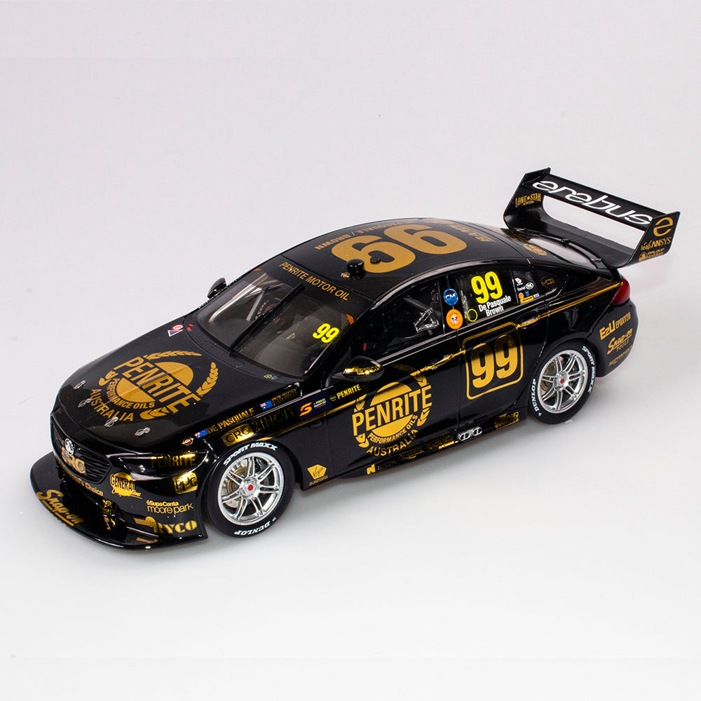 De Pasquale / Brown 2019 Sandown 500 Retro Erebus Penrite Holden ZB Commodore #99 Authentic Collectables 1:18 diecast