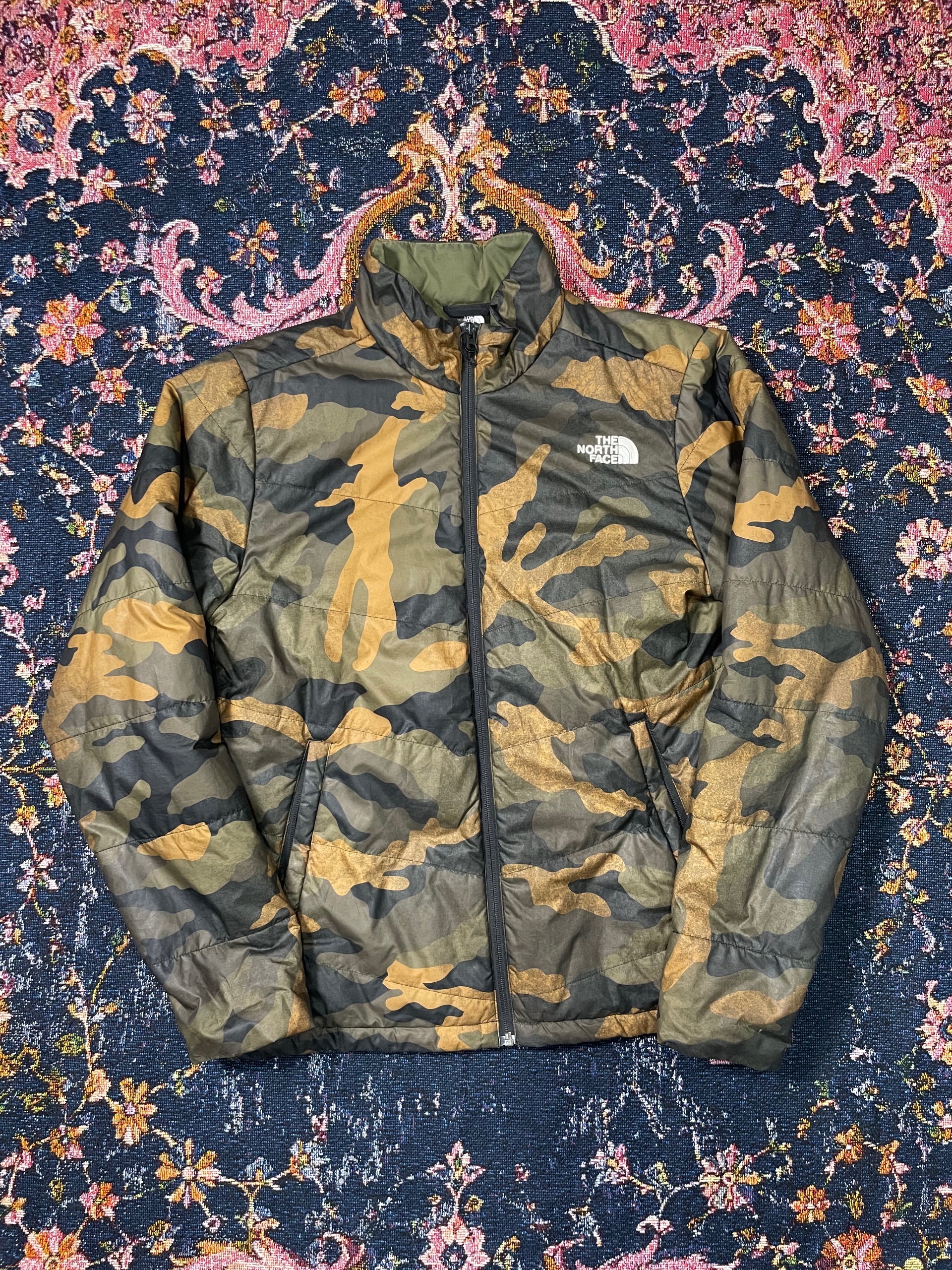 The North Face Camo Puffer Jacket ( USED )