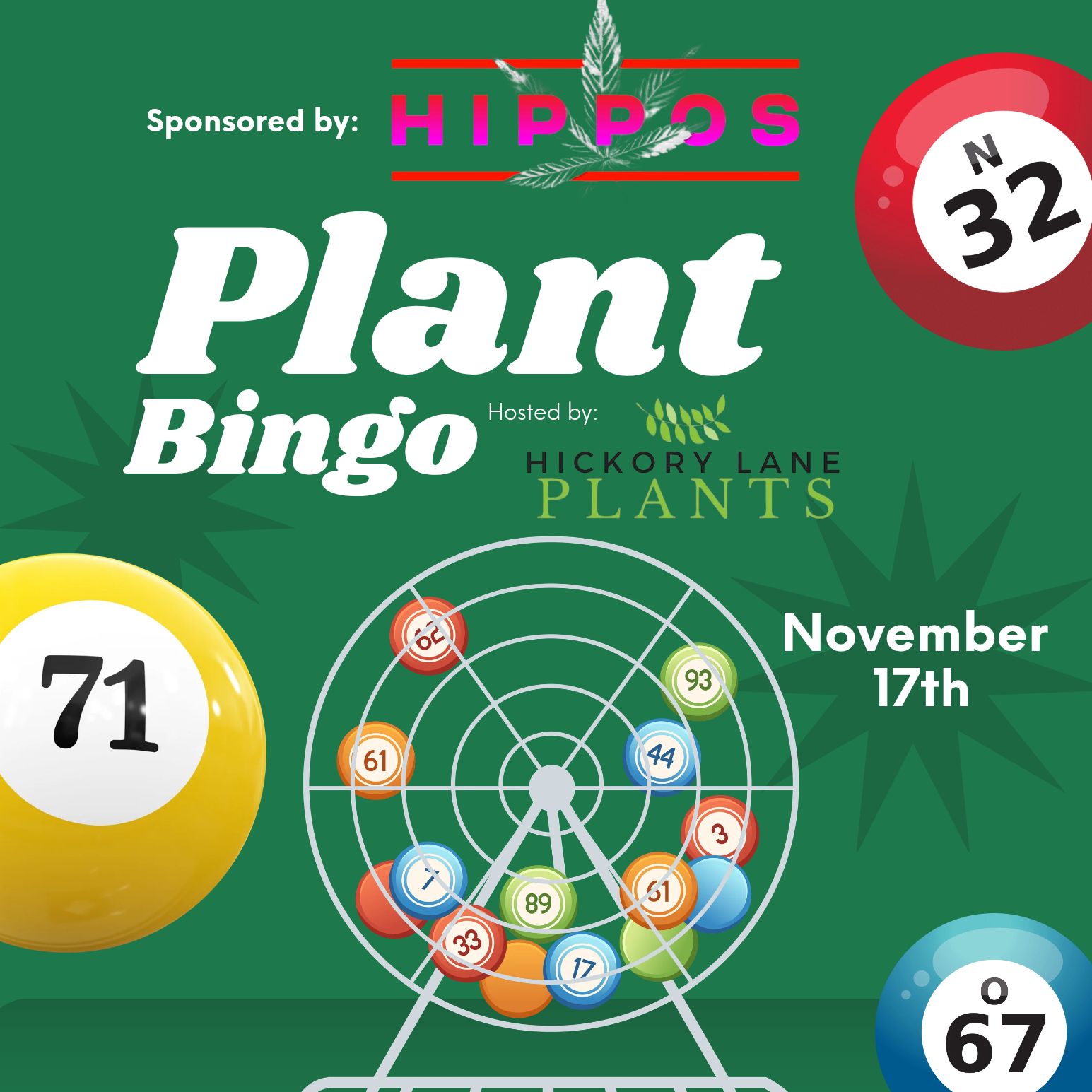 Plant Bingo! November 17th
