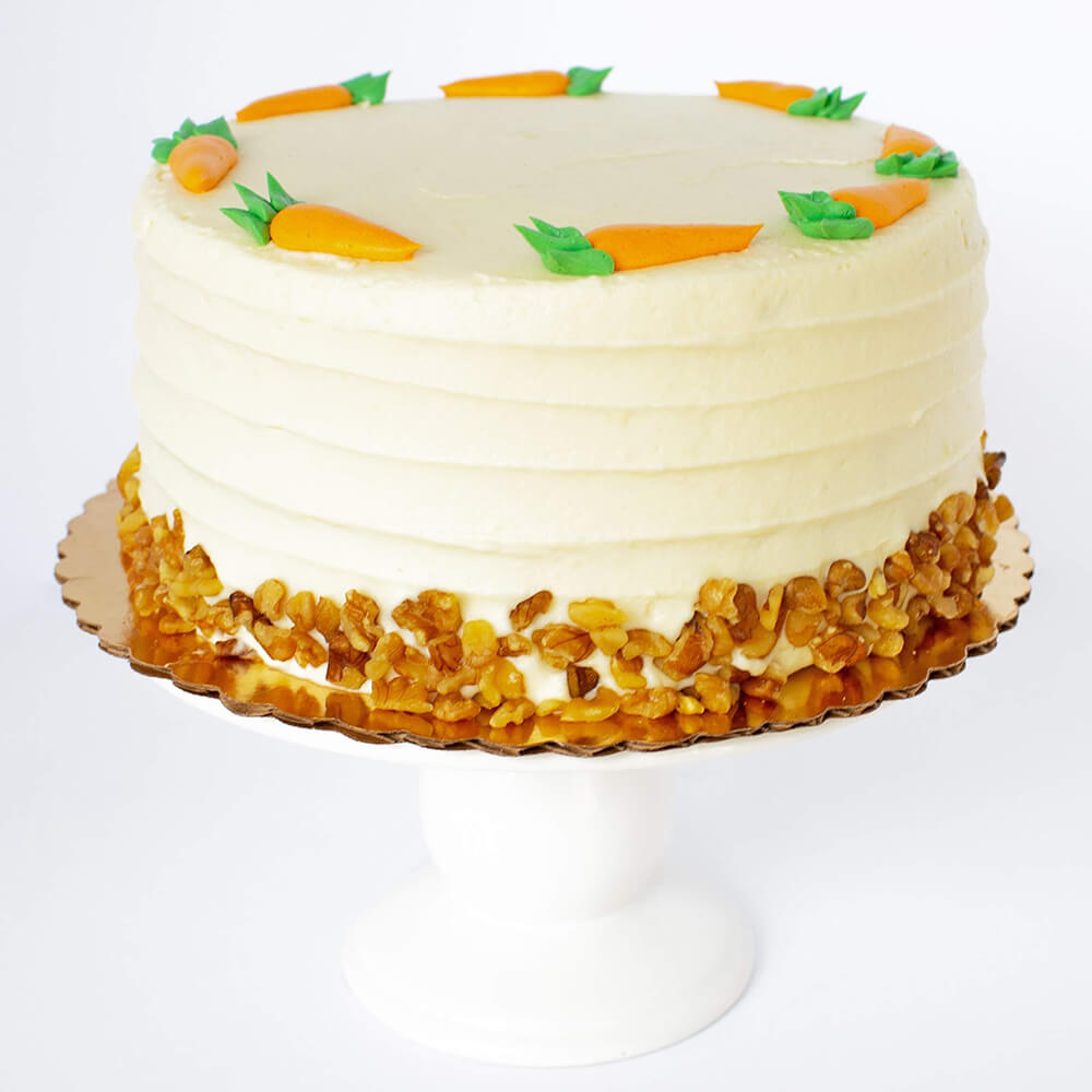 8" Carrot Walnut Cake