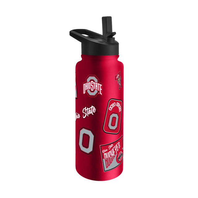 Ohio State Buckeyes Dreamweave Quencher Stainless Steel Bottle 34oz