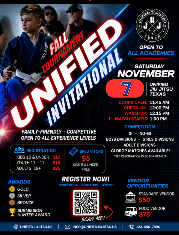 Unified Competitor Registration (FALL)