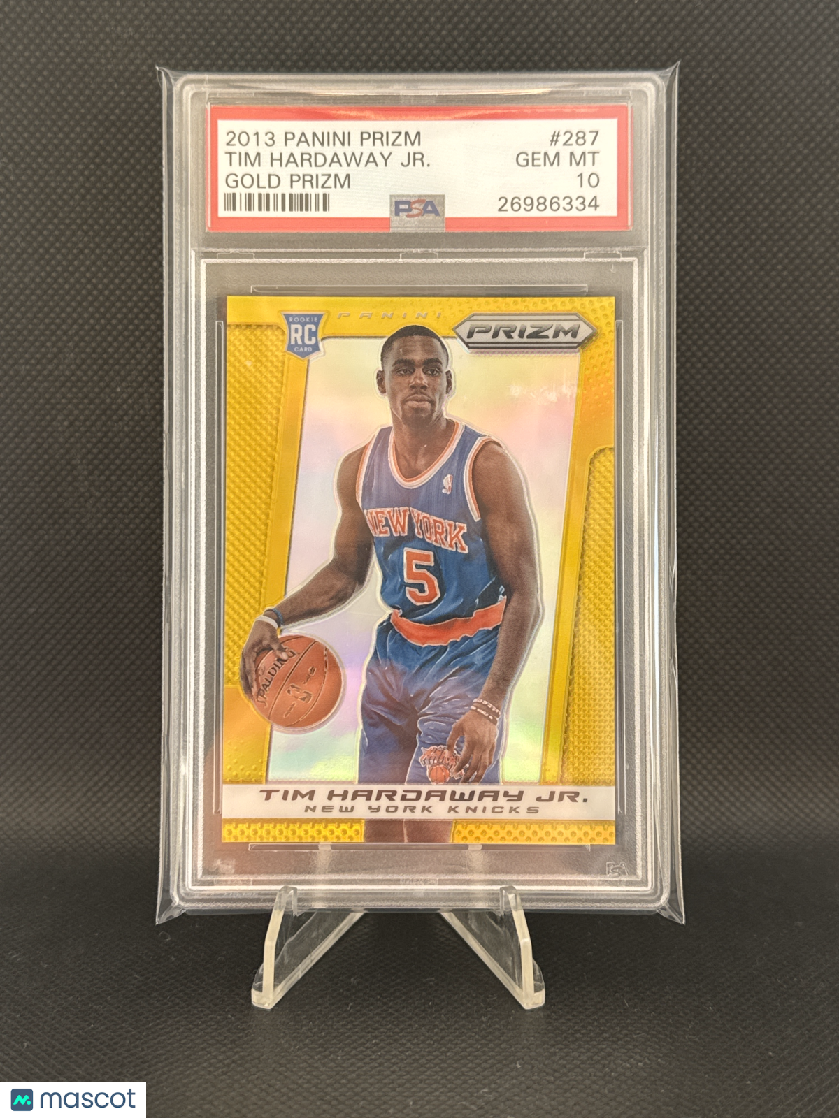 2013 Panini Prizm Tim Hardaway JR. Gold /10 PSA 10