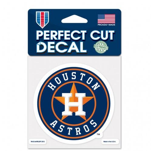 Houston Astros Perfect Cut Decal 4x4"