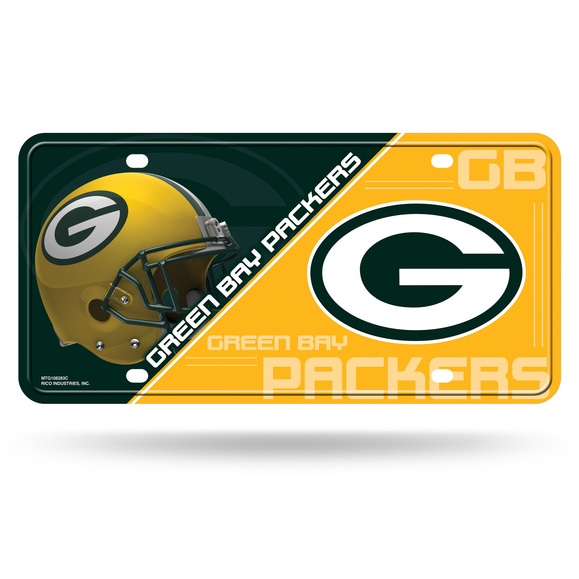 Green Bay Packers Metal License Plate