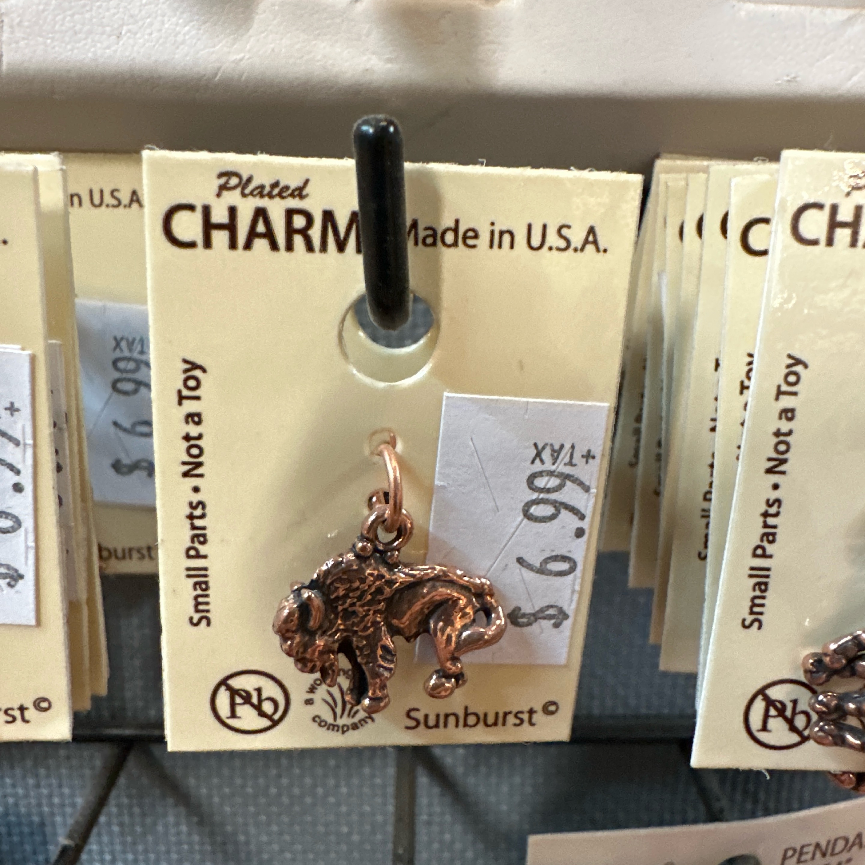 Charm - Buffalo Copper