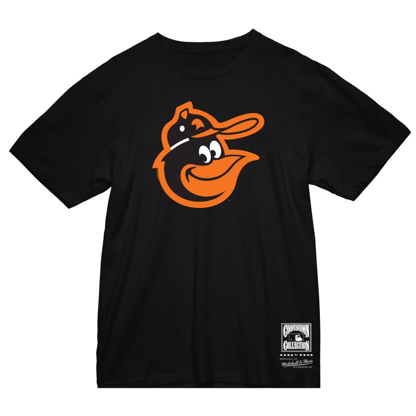 Baltimore Orioles Black Retro Mitchell and Ness Shirt