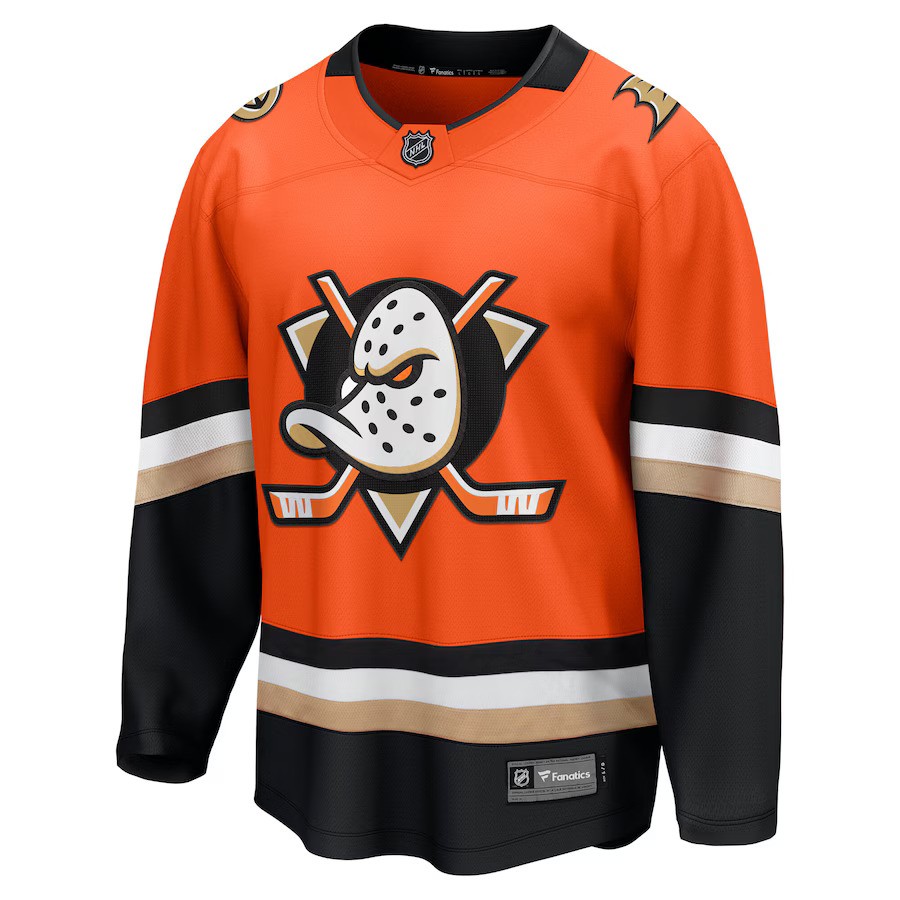 Anaheim Ducks Orange Home Breakaway Jersey