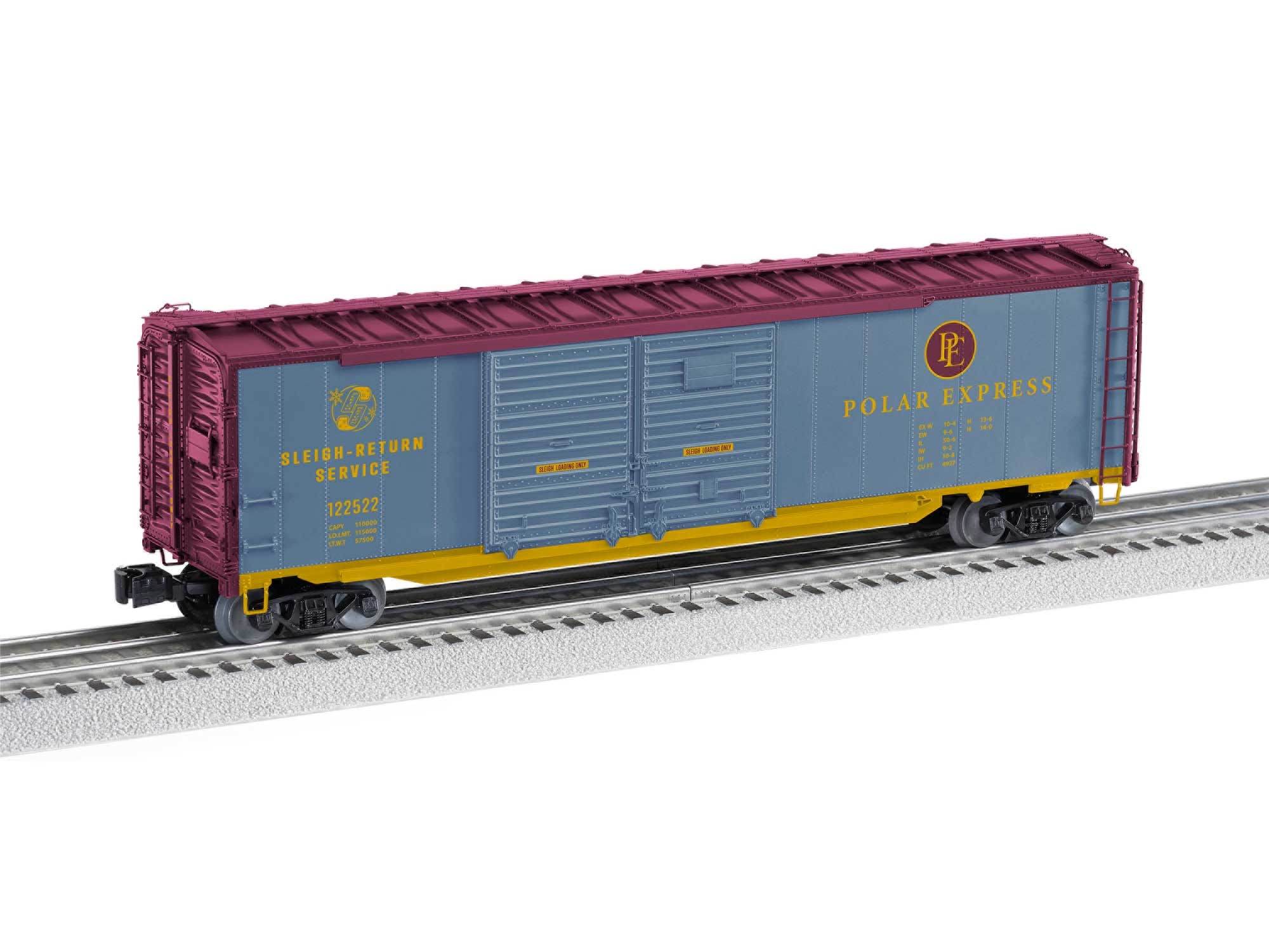 Lionel The Polar Express End Door Boxcar O Scale 2226560
