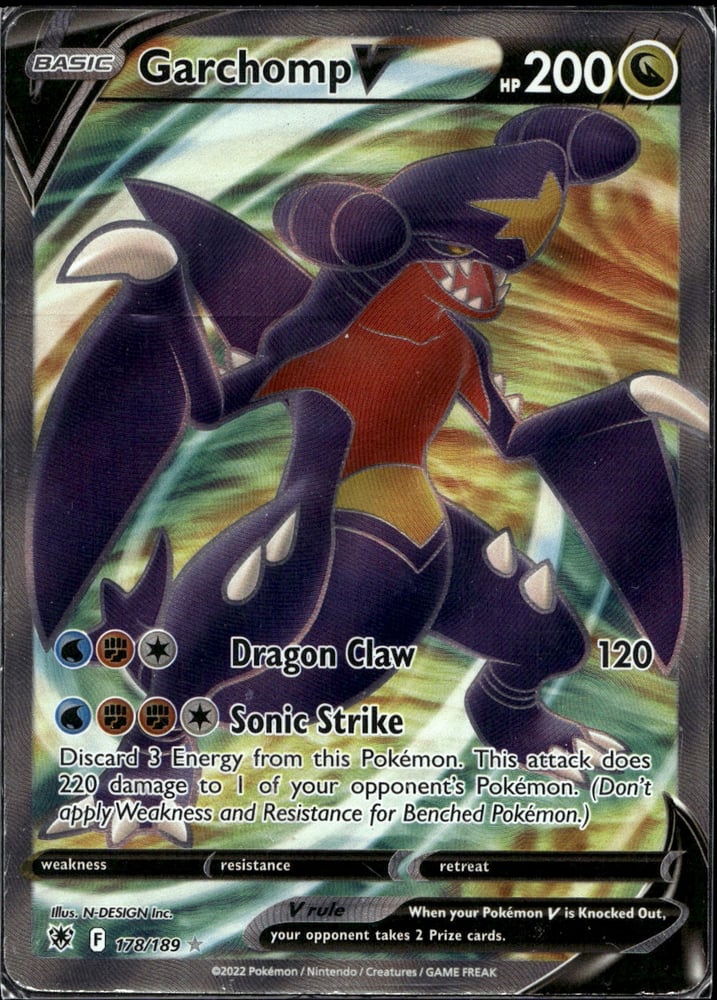 Garchomp V - SWSH10 178/189