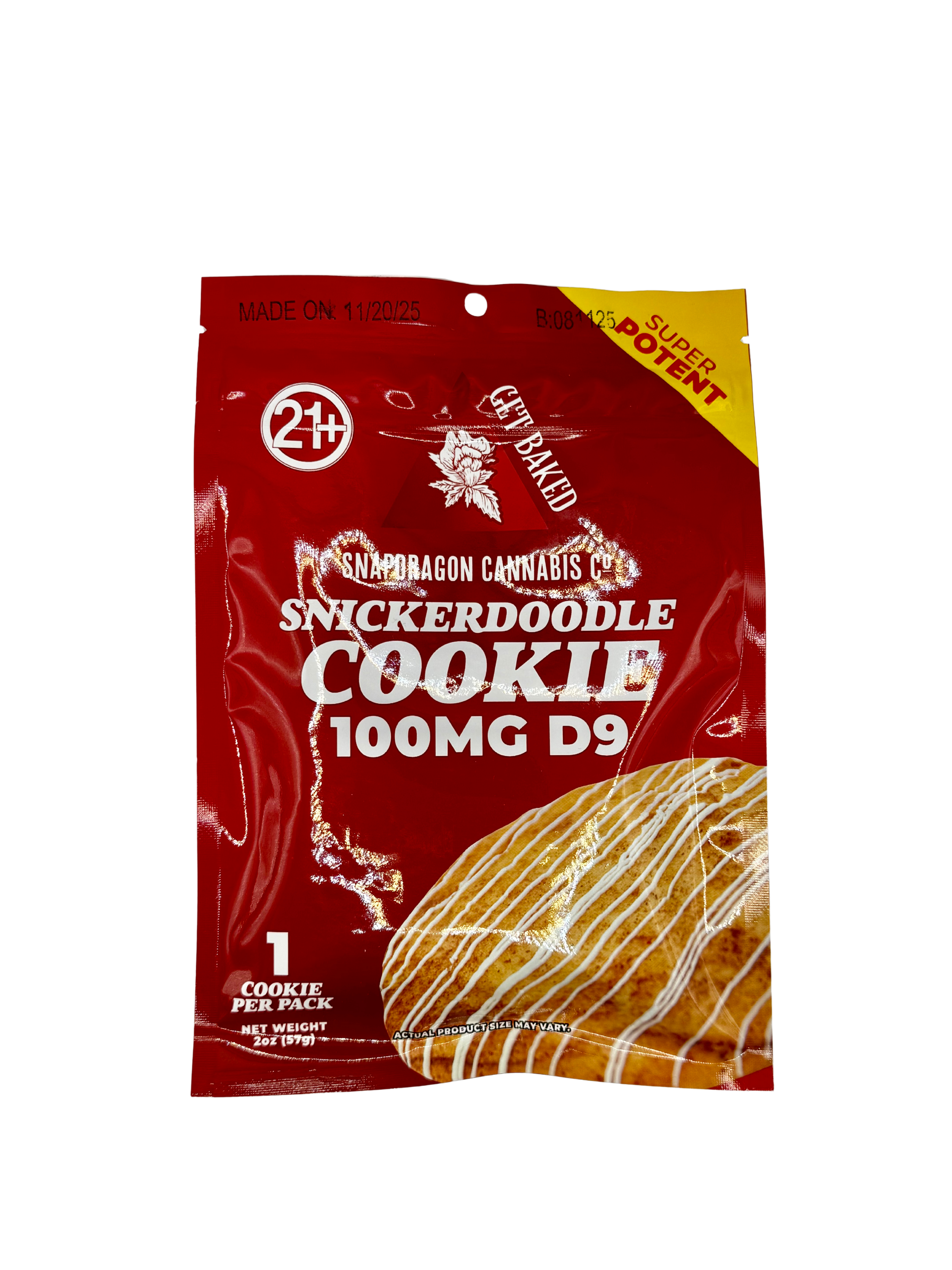 Snapdragon Cookies - Snickerdoodle Cookie 100mg D9