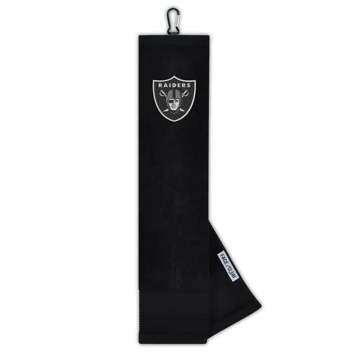 Las Vegas Raiders Embroidered Golf Towel 16x22"