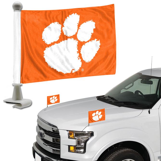 Clemson Tigers Ambassador Car Flags Set