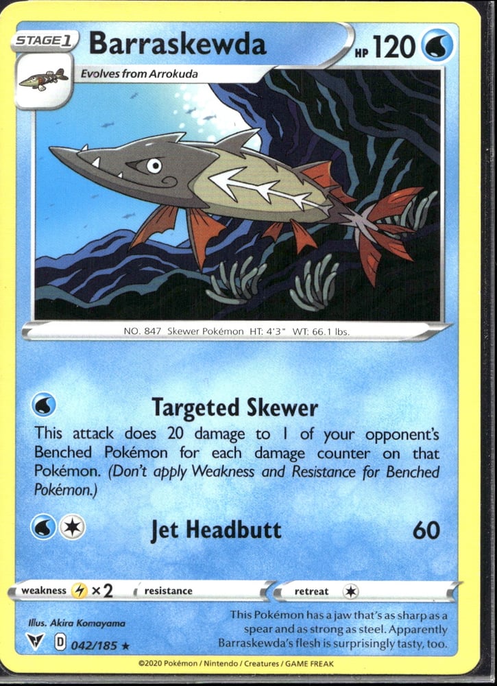 Barraskewda - SWSH4 42/185