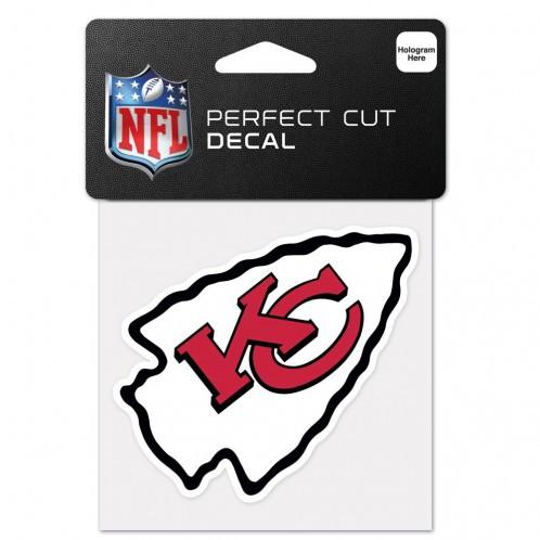 Kansas City Chiefs Perfect Cut Decal 4x4"