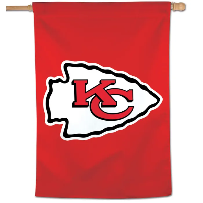 Kansas City Chiefs Red Vertical House Flag 28x40"