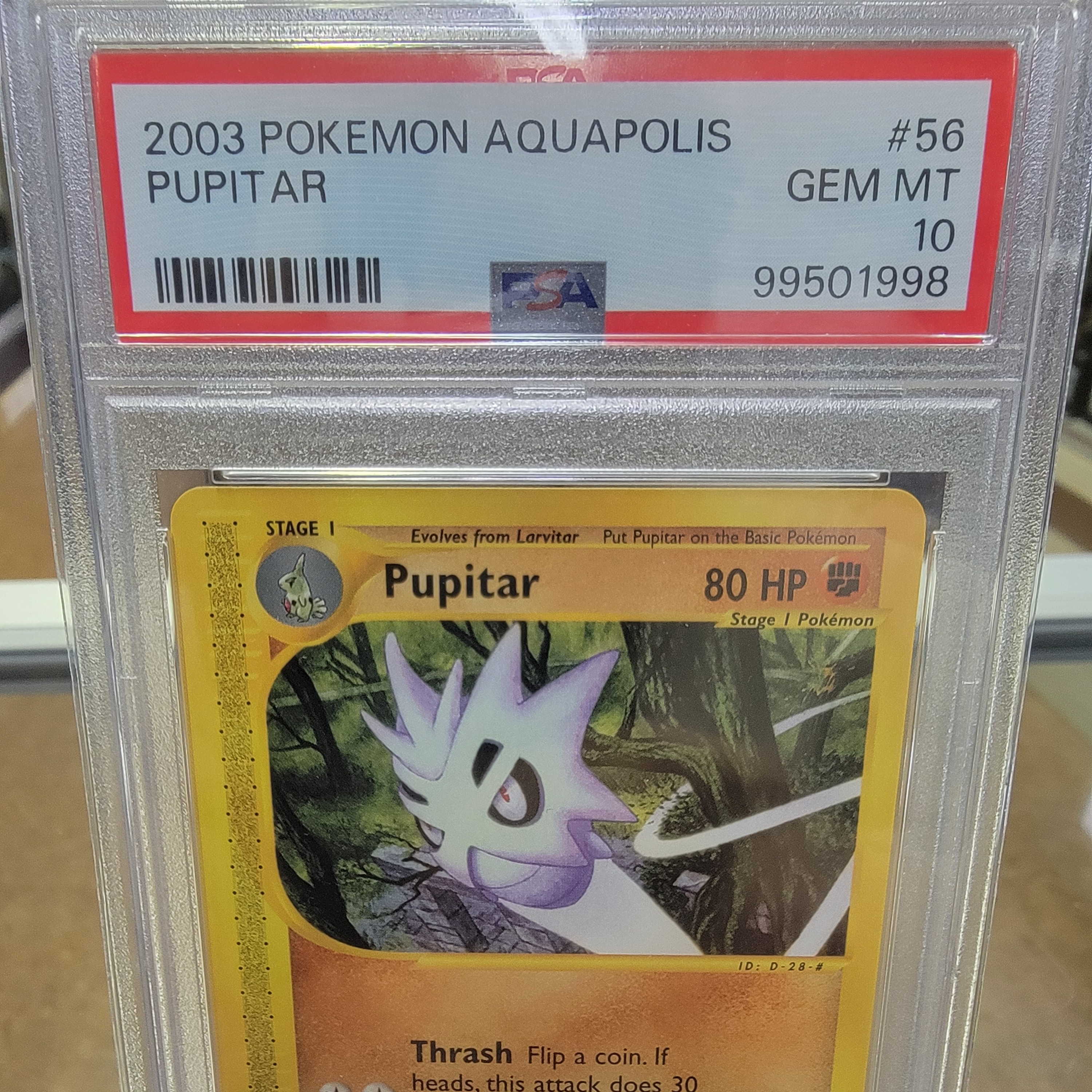 Psa 10 Pupitar Aquapolis Non Holo Graded Card
