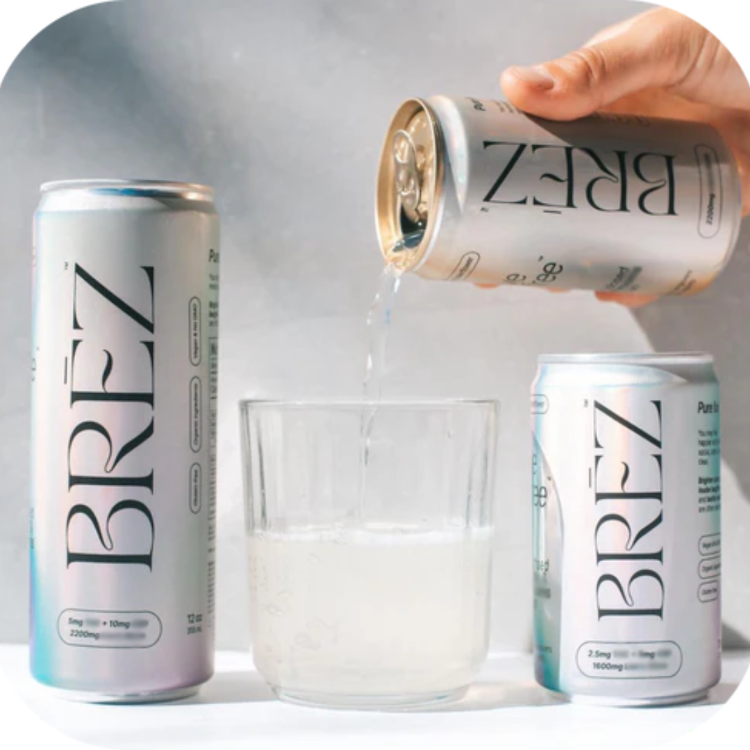 Brez Beverages - Brez Flow Lion's Mane/5mg THC/CBD