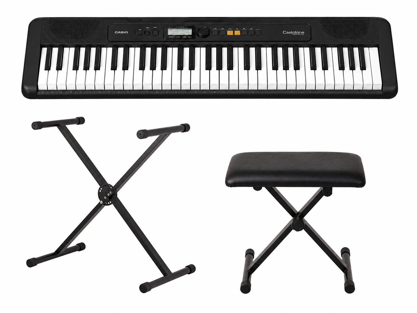 Casio CTS200 Beginner Keyboard Starter Kit – Stand & Bench Included