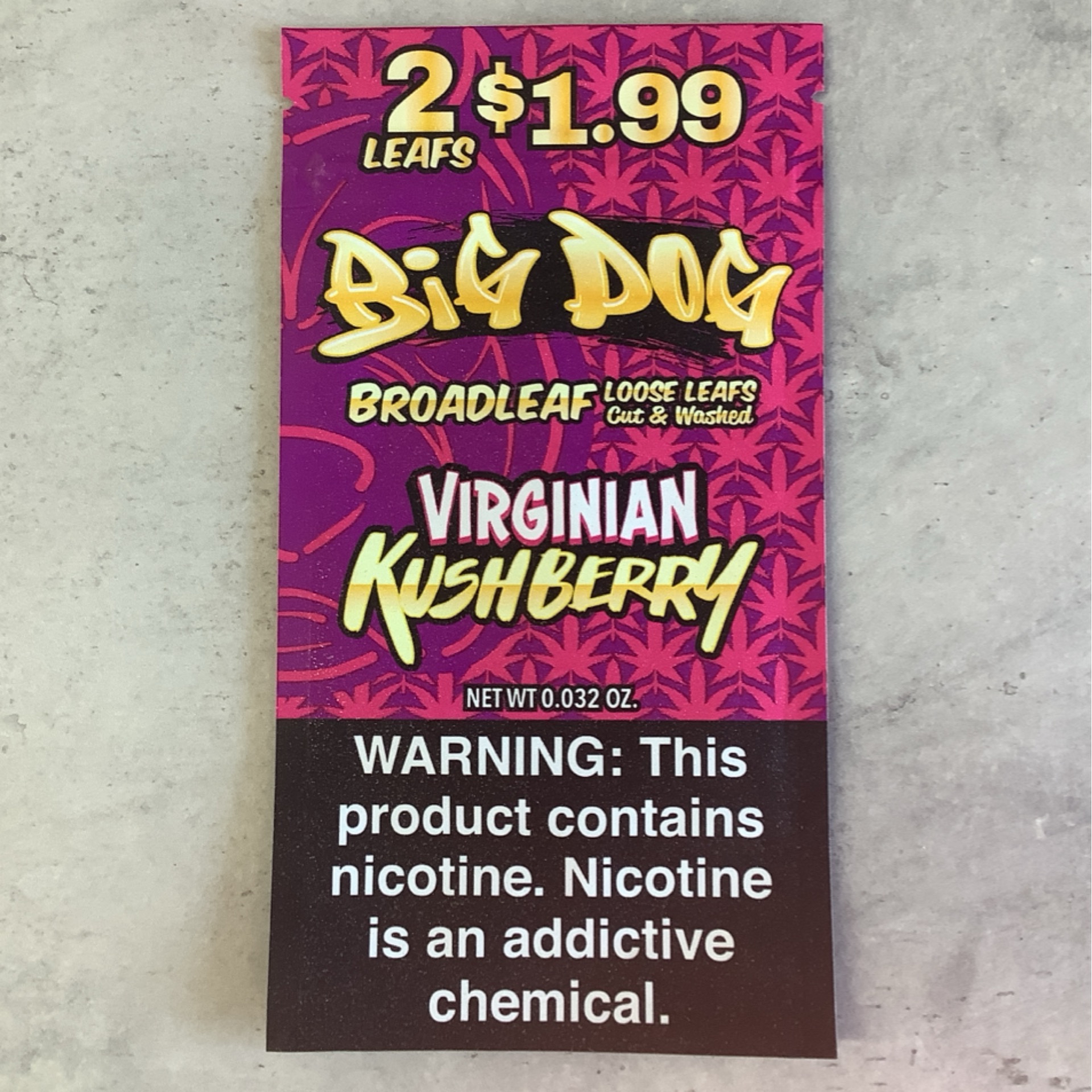 Big Dog Virginia Kushberry - Regular