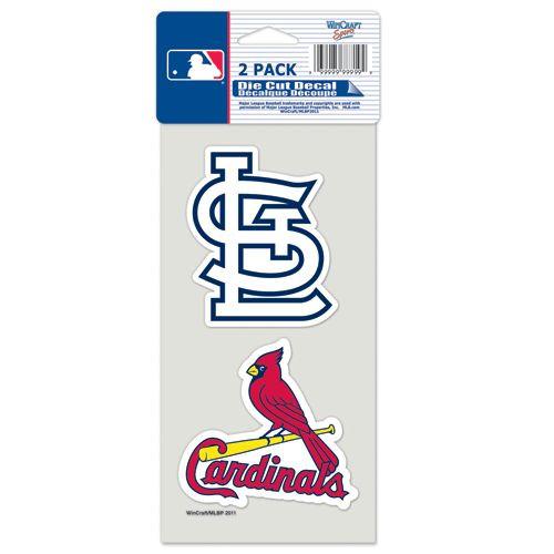 St. Louis Cardinals Perfect Cut Decals 2 pack