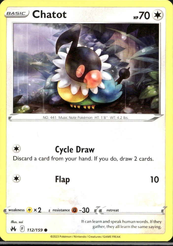Chatot - SWSH12.5 112/159