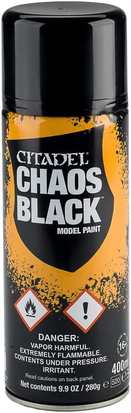Chaos Black Spray Can