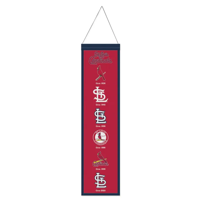 St. Louis Cardinals Wool Evolution Banner 8x32"