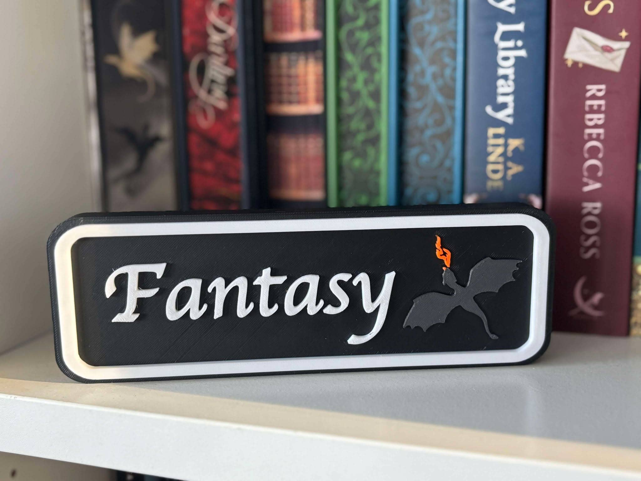 Bookish Genre Sign: Romantasy