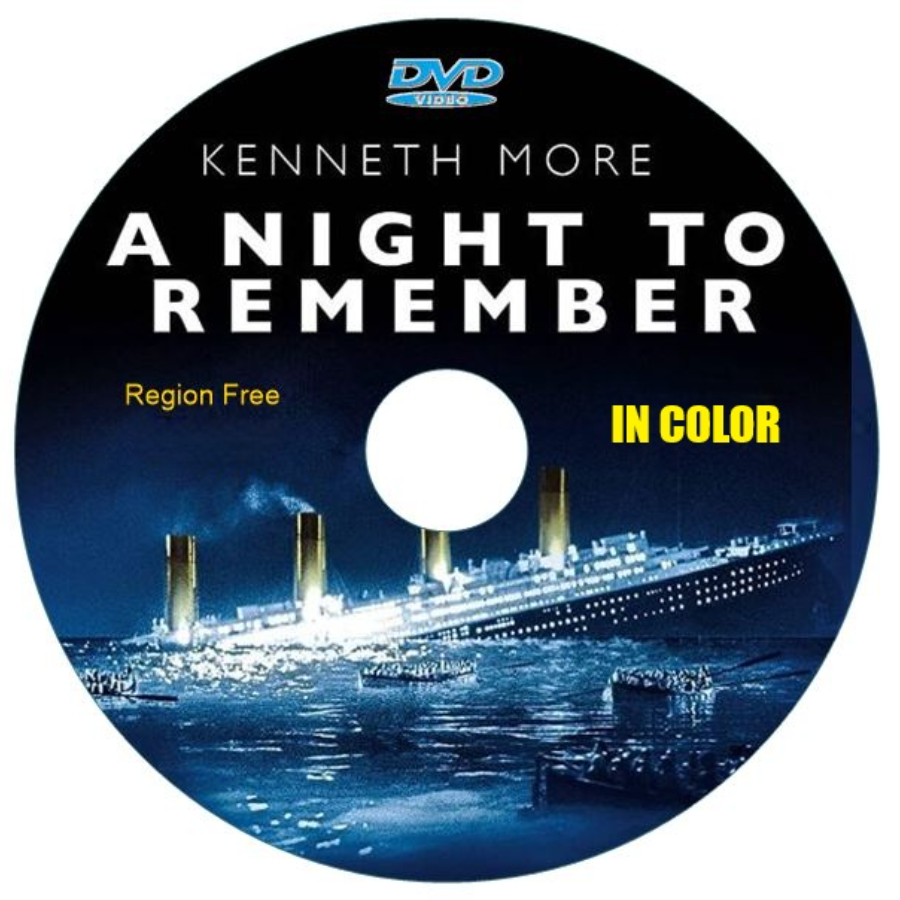 A Night To Remember in Color, DVD