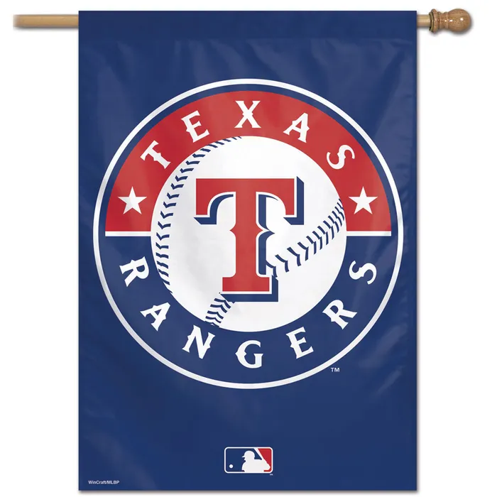 Texas Rangers Vertical House Flag 28x40"