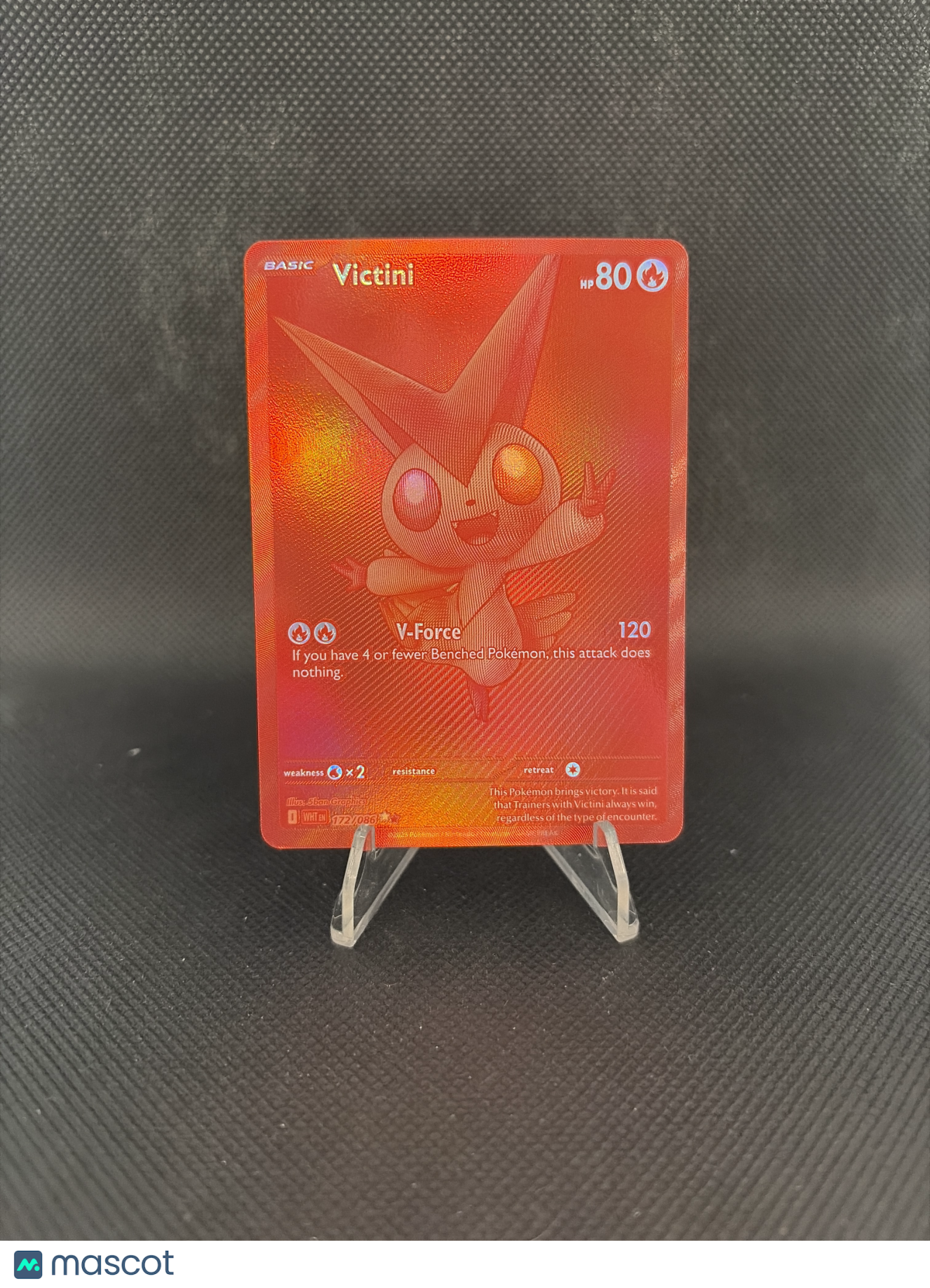 2025 Scarlet & Violet White Flare Victini 172/086