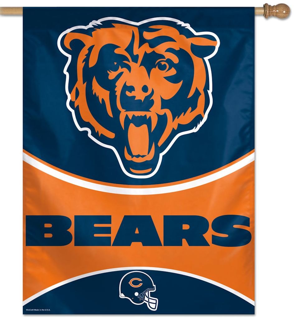 Chicago Bears Vertical House Flag 28x40"