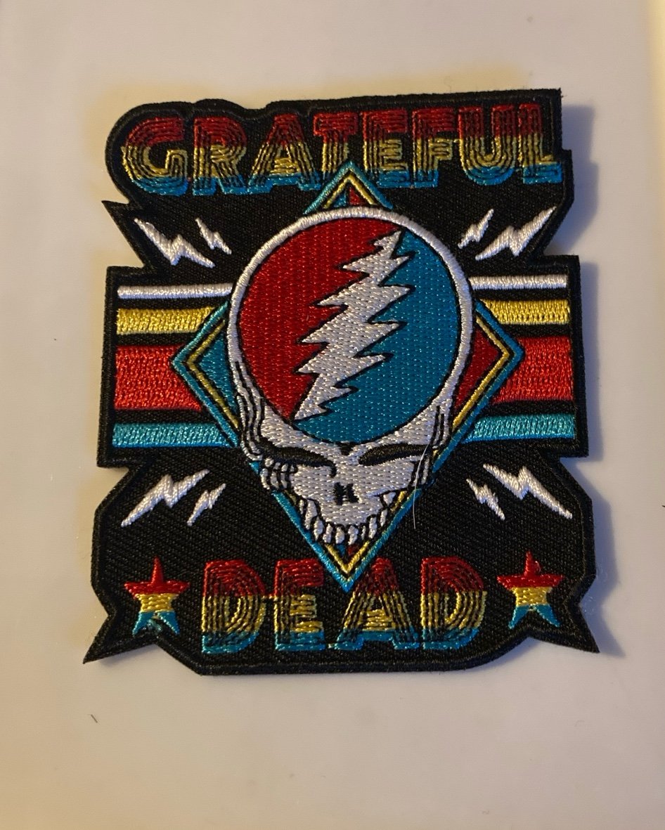 Rare Grateful Dead Patch Vibrant Colors Embroidered
