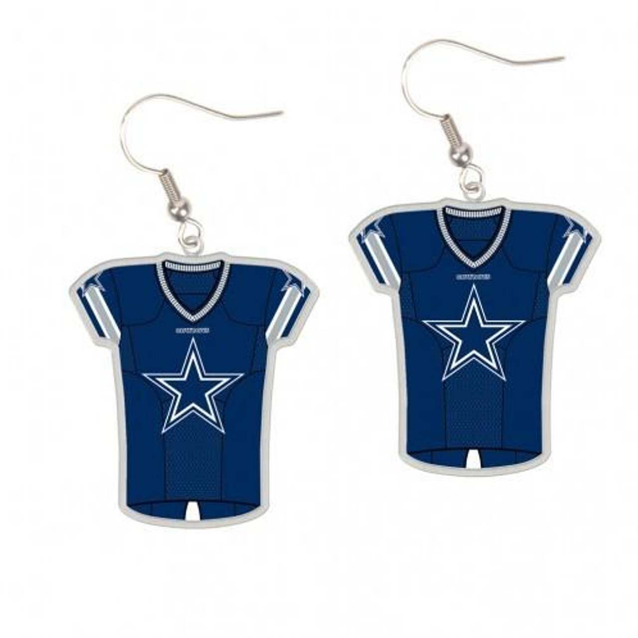 Dallas Cowboys Jersey Earrings