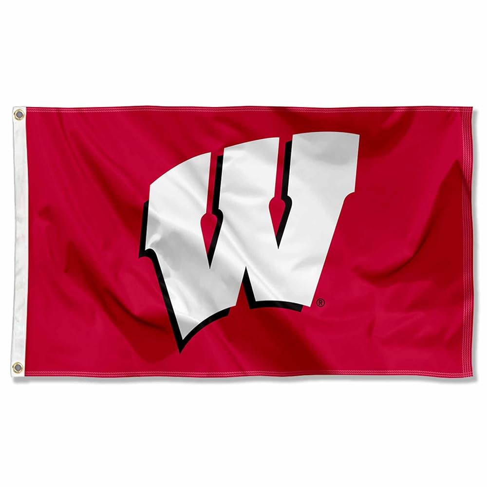 Wisconsin Badgers Red Flag 3x5'