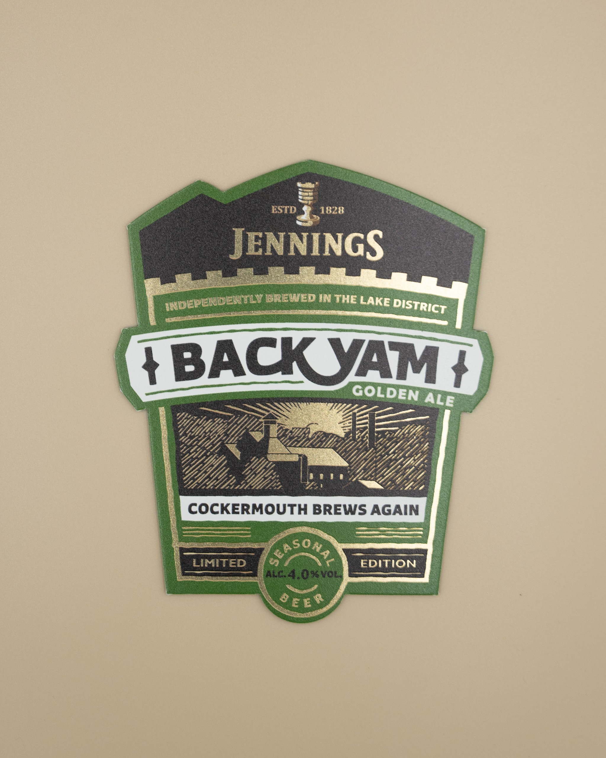 Jennings Pump Clip Coaster