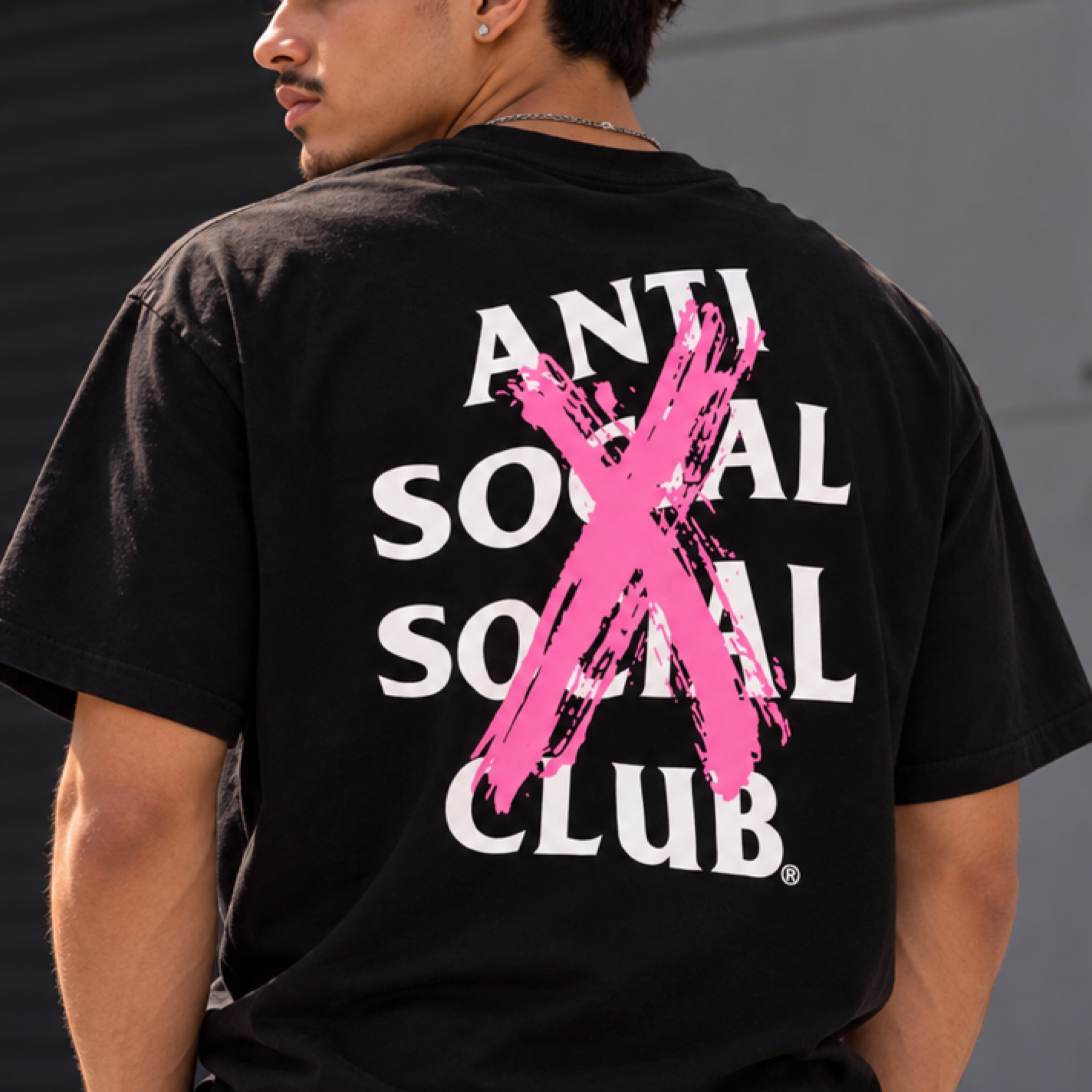 Anti Social Club (Canceled Black/Pink)