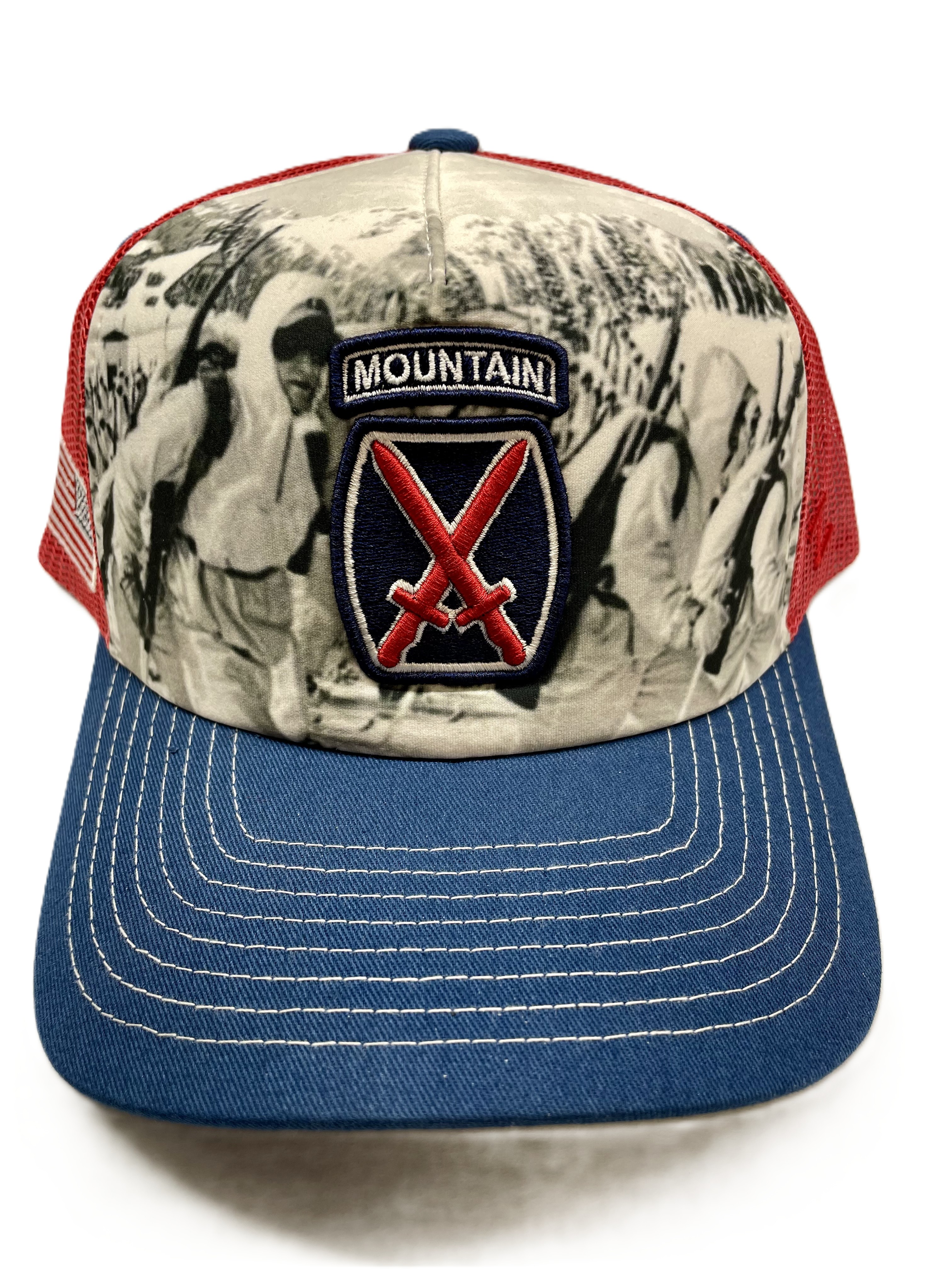 10th Mountain Division Hat Ski Soldiers