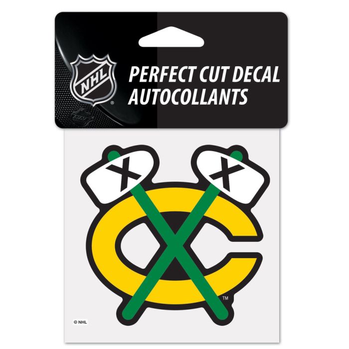 Chicago Blackhawks Alternate Perfect Cut Decal 4x4"