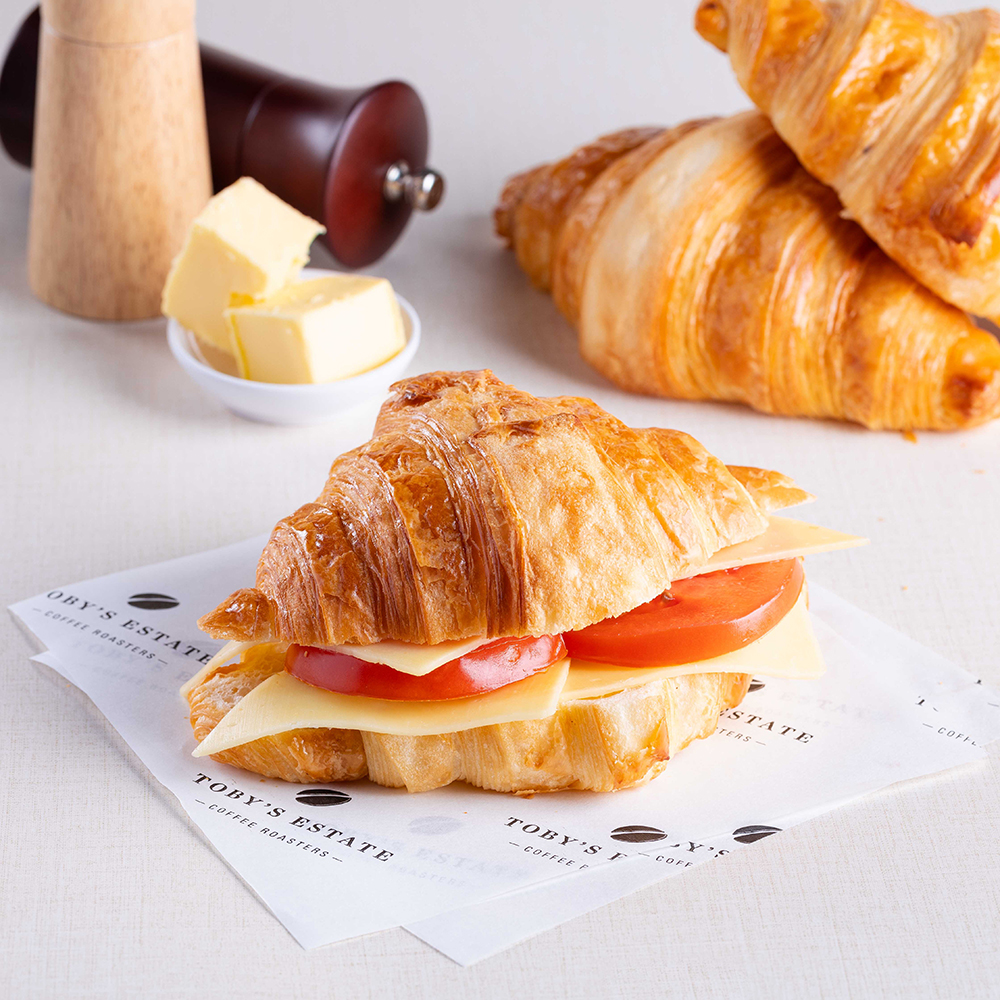 Cheese & Tomato Croissant.